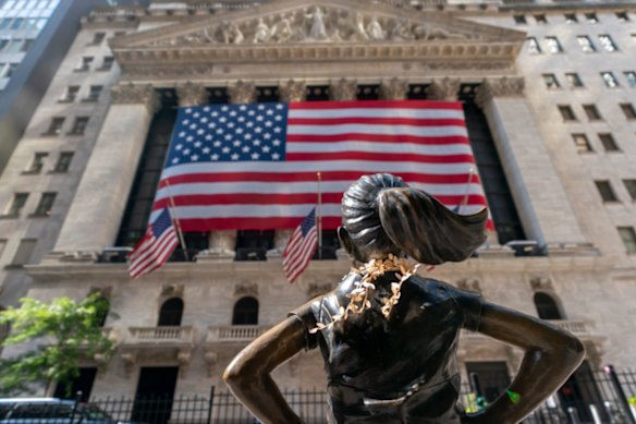 Wall Street’s moves were much more modest overall than the extreme swings that have hit financial markets since the war began in late February.