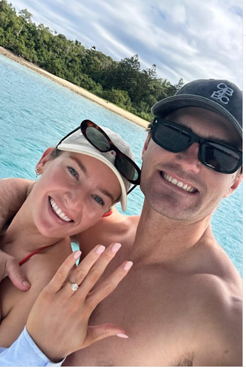 Schultz and partner Maddie Oberin.