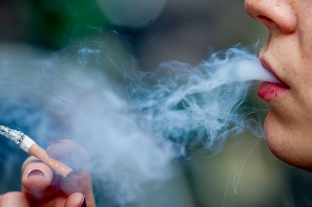 People caught smoking could cop fines of $100. 