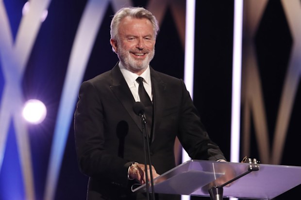 Sam Neill accepts the Longford Lyell Award during the 2019 AACTA Awards Presented by Foxtel at The Star on December 04, 2019