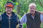Kaleb Cooper and Jeremy Clarkson Diddly Squat Farm