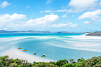 Whitehaven Beach can only be accessed by plane or boat. 