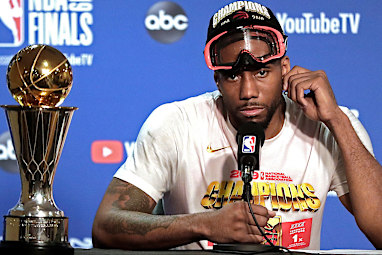 NBA superstar Kawhi Leonard.