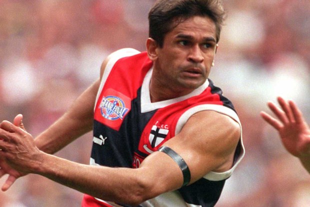 Nicky Winmar at the 1997 AFL Grand Final.