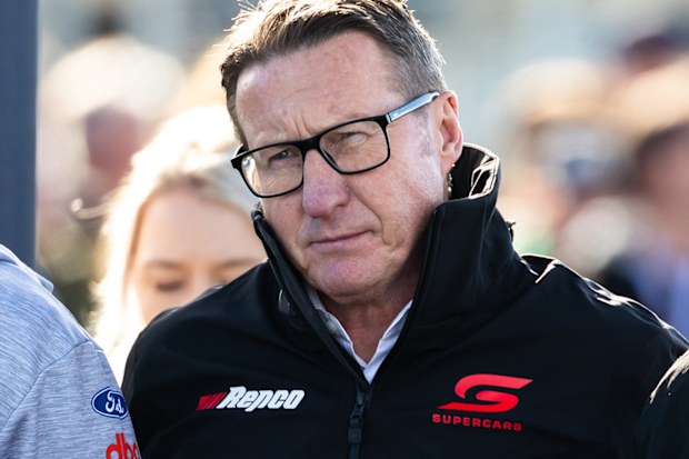 Three-time Supercars champion and former commentator Mark Skaife in 2024.