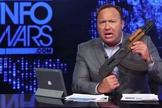Alex Jones on his Infowars radio show.