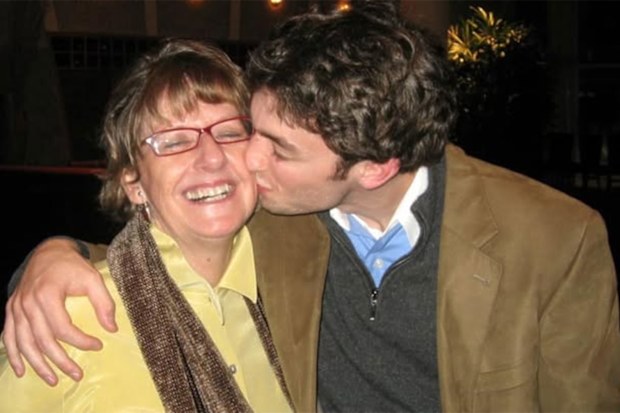 George Senator Jon Ossoff with his Australian-born mother Heather Fenton.