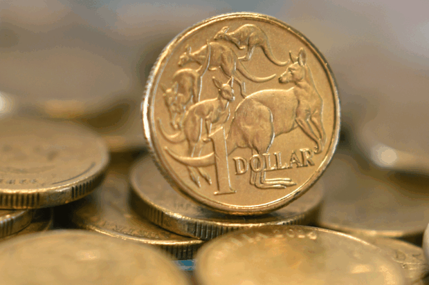 The Aussie dollar has hit a three-year low.