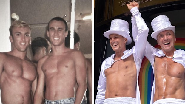 Heath and Darren marry at Mardi Gras