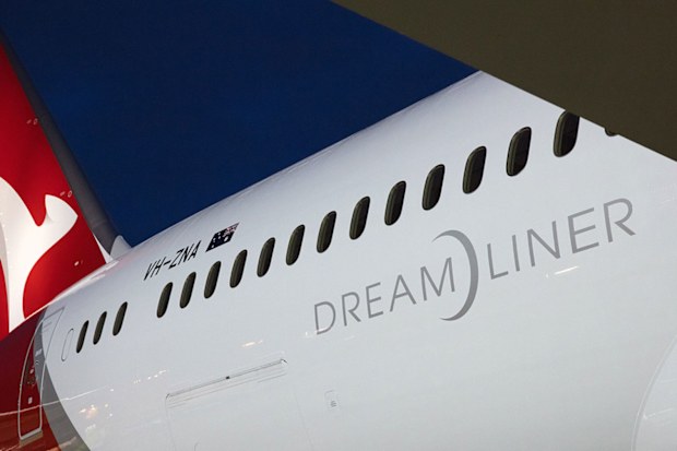 The new Qantas Dreamliner 