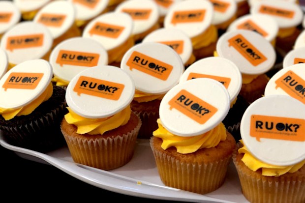 R U OK Day cupcakes