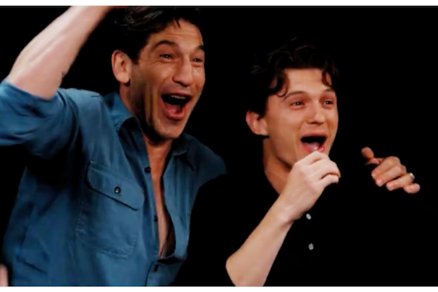 Tom Holland and Jon Bernthal on Hot Ones with Sean Evans