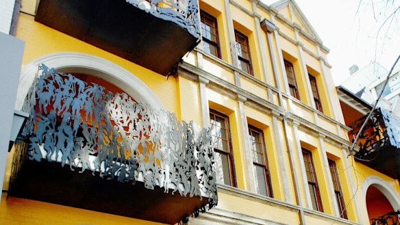 Yellow House in Potts Point. 