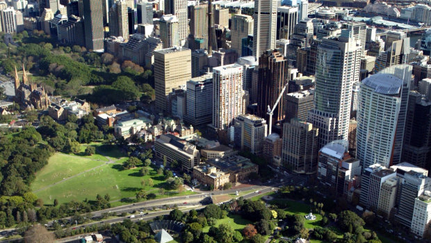 The review will consider better pedestrian links between Martin Place and the Royal Botanical Gardens.