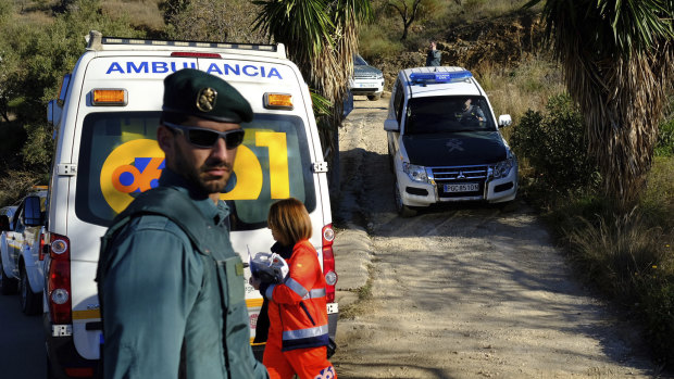 More than 100 firefighters and emergency workers in southern Spain have been searching for the 2-year-old toddler who fell into a narrow, 100-metre deep well.
