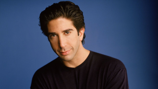 David Schwimmer in his Friends days. The actor went viral after UK police sought a look-alike. 