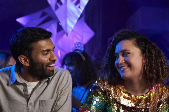 Nikesh Patel and Rose Matafeo in <i>Starstruck</i>.