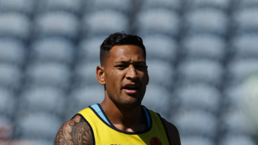 Israel Folau was sacked by Rugby Australia following his post on social media claiming gay people would go to hell. 