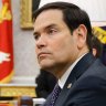 Marco Rubio in the Oval Office with Donald Trump.