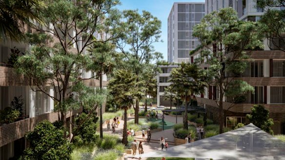 An estimated 351 apartments would be affordable rental housing for a minimum of 15 years as part of the redevelopment of the former Caringbah High School site.