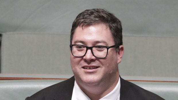 Federal MP George Christensen in Question Time.