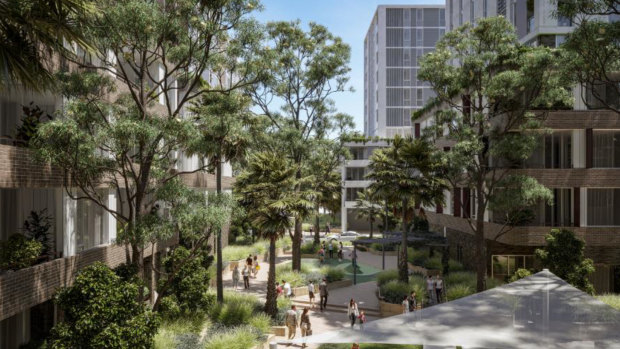 An estimated 351 apartments would be affordable rental housing for a minimum of 15 years as part of the redevelopment of the former Caringbah High School site.