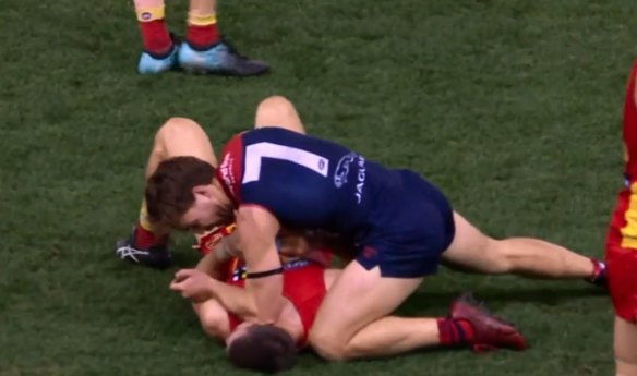 Jack Viney faced a serious misconduct charge at the tribunal on Tuesday night.