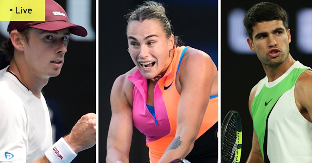 Australian Open 2026 LIVE updates: De Minaur leads Aussie charge, joins Alcaraz, Sabalenka in title quest
