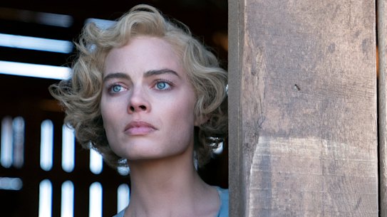 Margot Robbie plays a woman on the run in the Depression-era Dreamland.