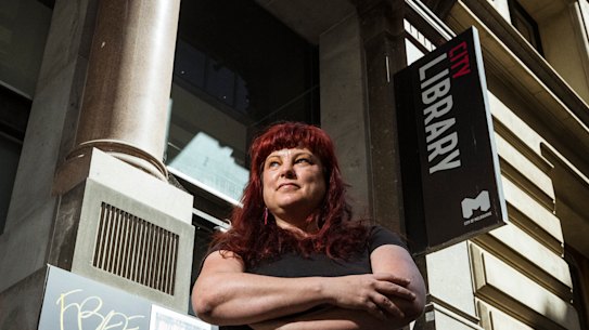 Former librarian at the City of Melbourne, Alice Bluer, is concerned about plans to slash the library’s book collection. 