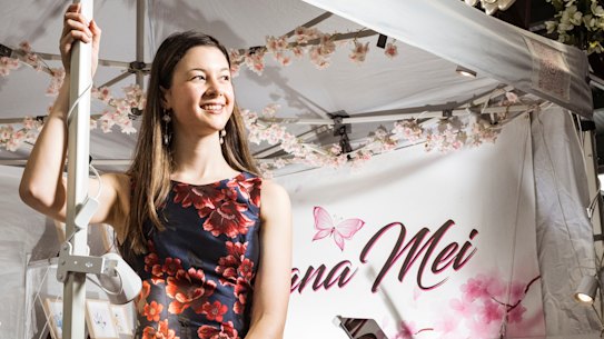 Kiana Mei Jackson isn’t heading to uni straight away - instead planning to take a year to focus on her growing business. 