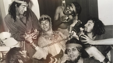 Andrew Jack (far right) in the RSC production Moses and Aaron, 1965.