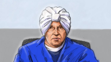 A previous court sketch of Malka Leifer.