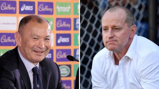 Eddie Jones and Michael Maguire