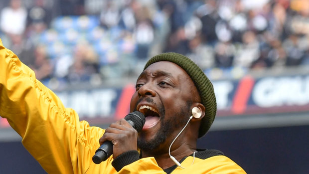 The Black-Eyed Peas' Will.i.am goes through the motions. 