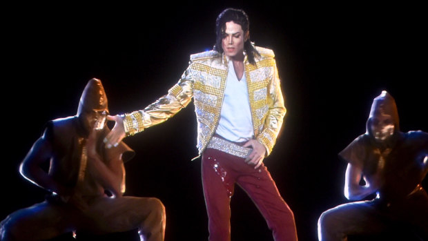 A holographic image of Michael Jackson performs onstage during the 2014 Billboard Music Awards.