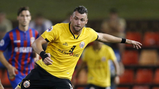 Marko Simic played the entire match against the Jets on Tuesday night.
