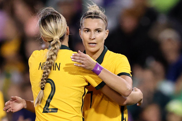 Steph Catley has been sidelined with a mystery foot injury.