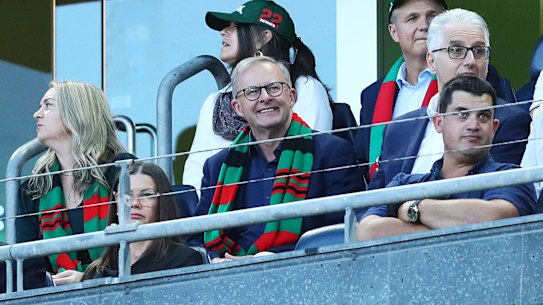 Prime Minister Anthony Albanese is a passionate supporter of the South Sydney Rabbitohs.