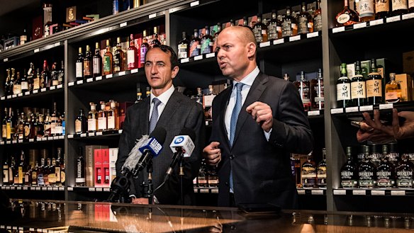 Liberal MPs Josh Frydenberg and Dave Sharma have drawn low places on the ballot.