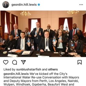 Lord Mayor Basil Zempilas is in South Africa attending the City’s International Water Re-use Conference.