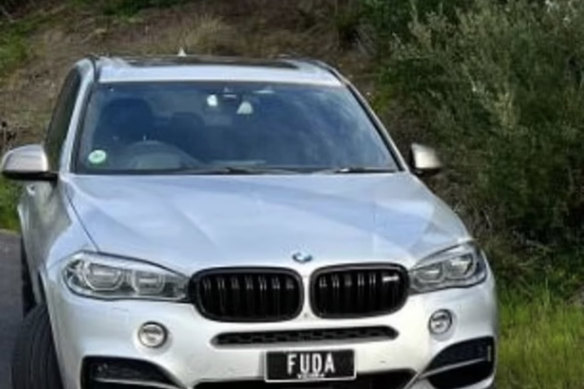 The numberplate reported to stand for “F--- U Dan Andrews”.