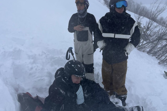 Oliver Thompson was injured in the avalanche. 
