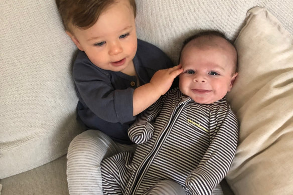 Henry and Charlie are siblings less than a year apart. 