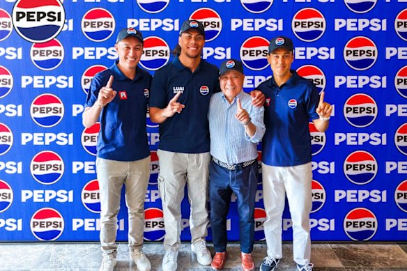 Drink up: Jarome Luai is the Papua New Guinea ambassador for Pepsi