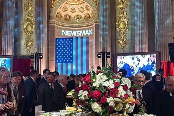 Michael Koziol received an invitation to the Newsmax pre-inauguration ball in Washington on Sunday.