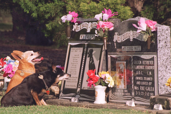 The Animal Memorial Cemetery and Crematorium in Berkshire Park, 2003.