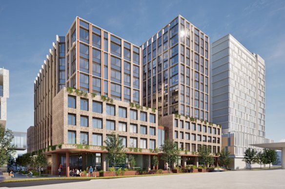 A concept image of the co-living development at 399-405 Anzac Parade, Kingsford