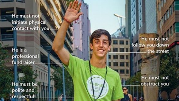 Brisbane man petitions for tougher 'chugger' rules