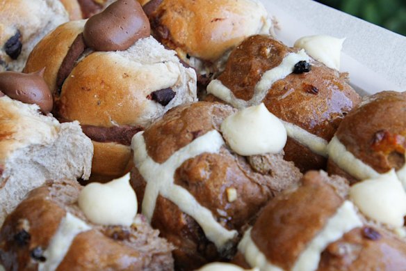 Jocelyn Provision’s filled hot cross buns.
